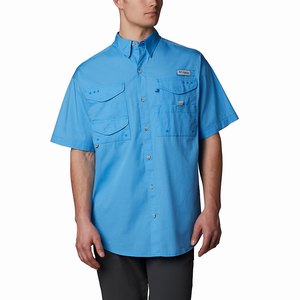 Columbia PFG Bonehead™ Shortärmad Skjorta Herr Blå (WHYSA5984)